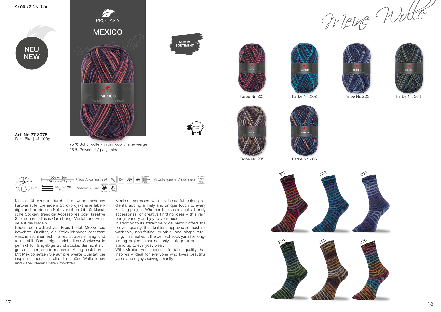 Pro Lana Mexico 4ply - Afbeelding 8