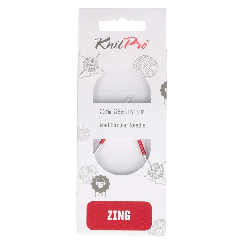 KnitPro Zing rondbreinaalden 22,5cm - Afbeelding 2
